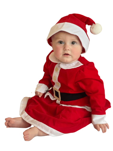 Mrs Clause Baby & Toddler Fancy Dress Costume