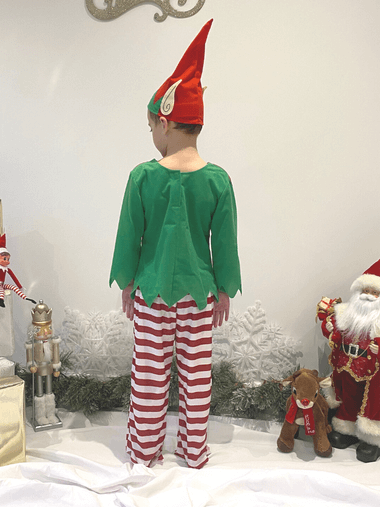 Elf Kids Fancy Dress Costume