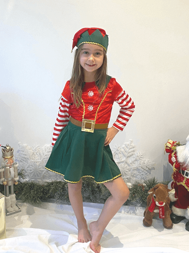 Elf Dress Kids Fancy Dress Costume