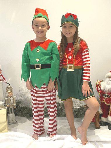 Elf Dress Kids Fancy Dress Costume