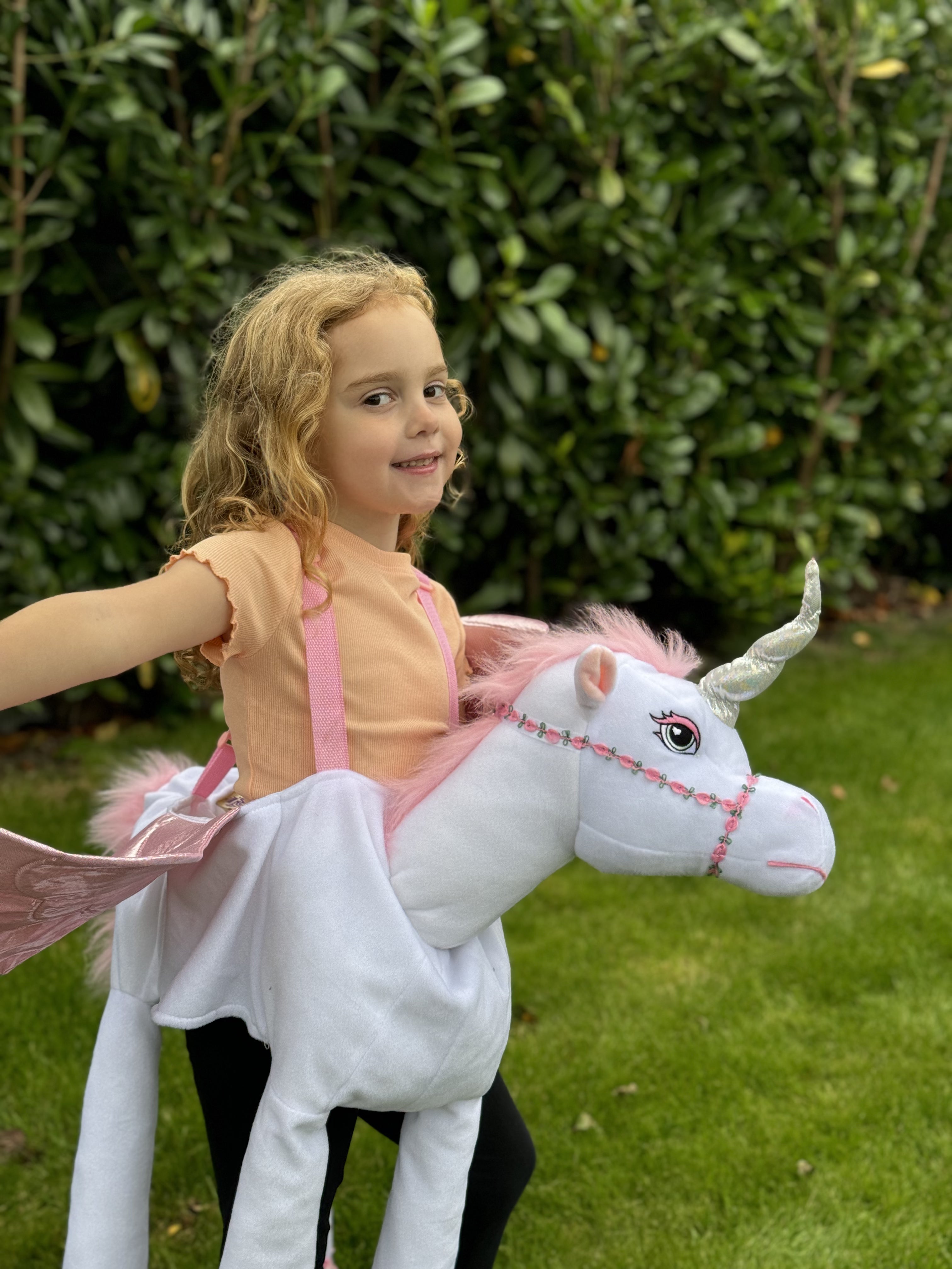 Magical Unicorn Ride On Costume With Lights and Sounds