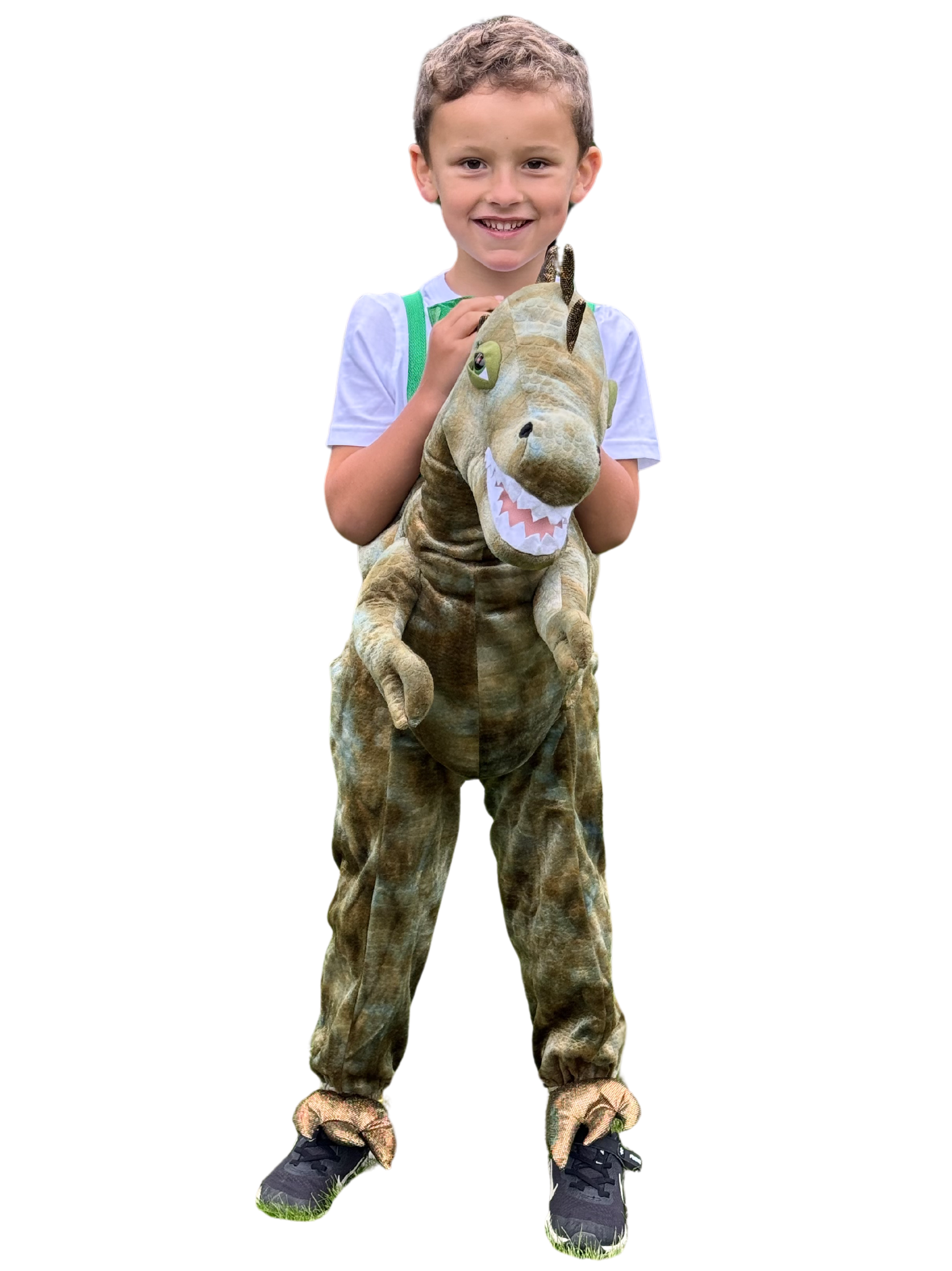 Roarsome Dinosaur Ride On Costume With Lights and Sounds