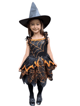 Spooky Spider Witch Fancy Dress Costume