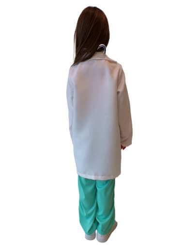 BookMyCostume Doctor Physician White Coat with Stethoscope Medical  Professional Community Helper Kids Fancy Dress Costume 3-