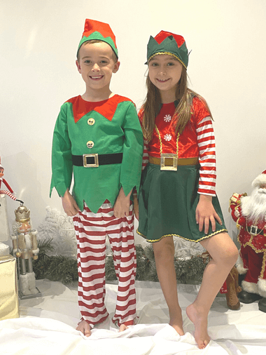 Elf Dress Kids Fancy Dress Costume