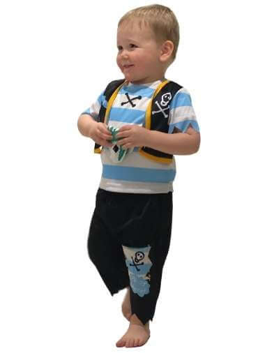 George Pig Pirate Fancy Dress Costume