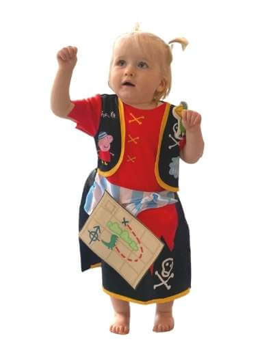 Peppa Pig Pirate Dress Fancy Dress Costume