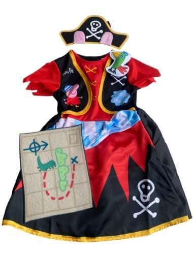 Peppa Pig Pirate Dress Fancy Dress Costume