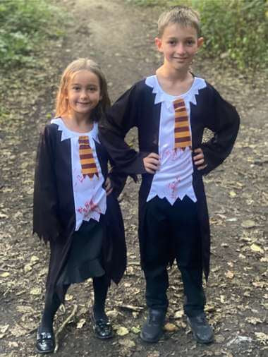 Student Zombie Fancy Dress Costume