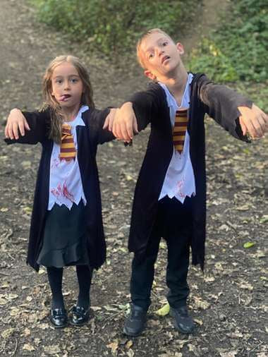 Student Zombie Fancy Dress Costume